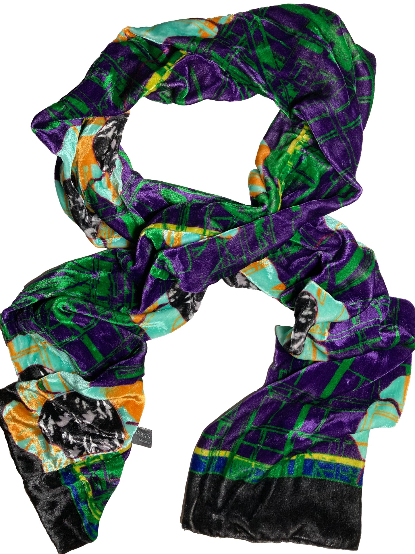 Velvet Urban Flower scarf