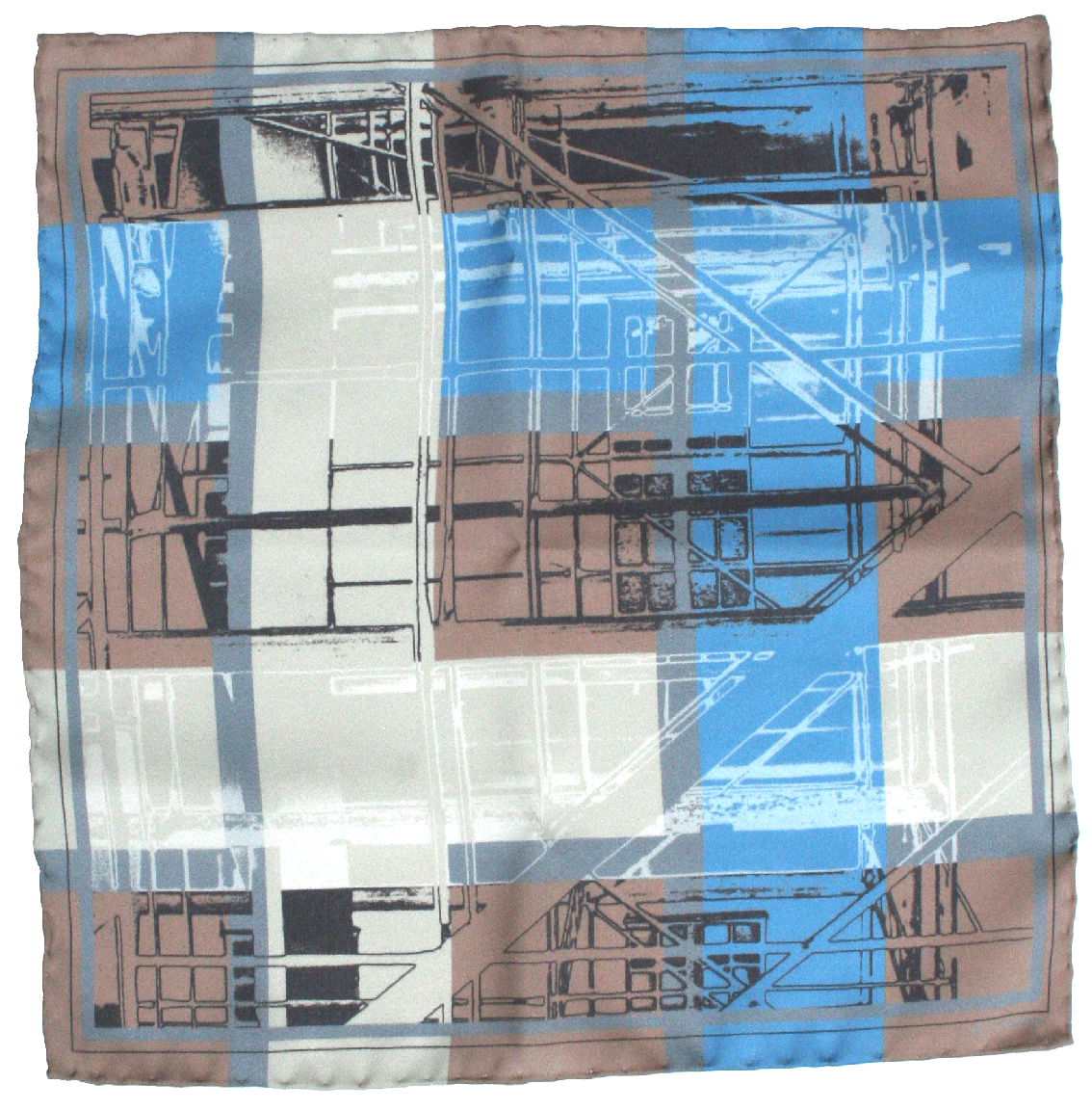 Silk Pocket Square-Scaffold check