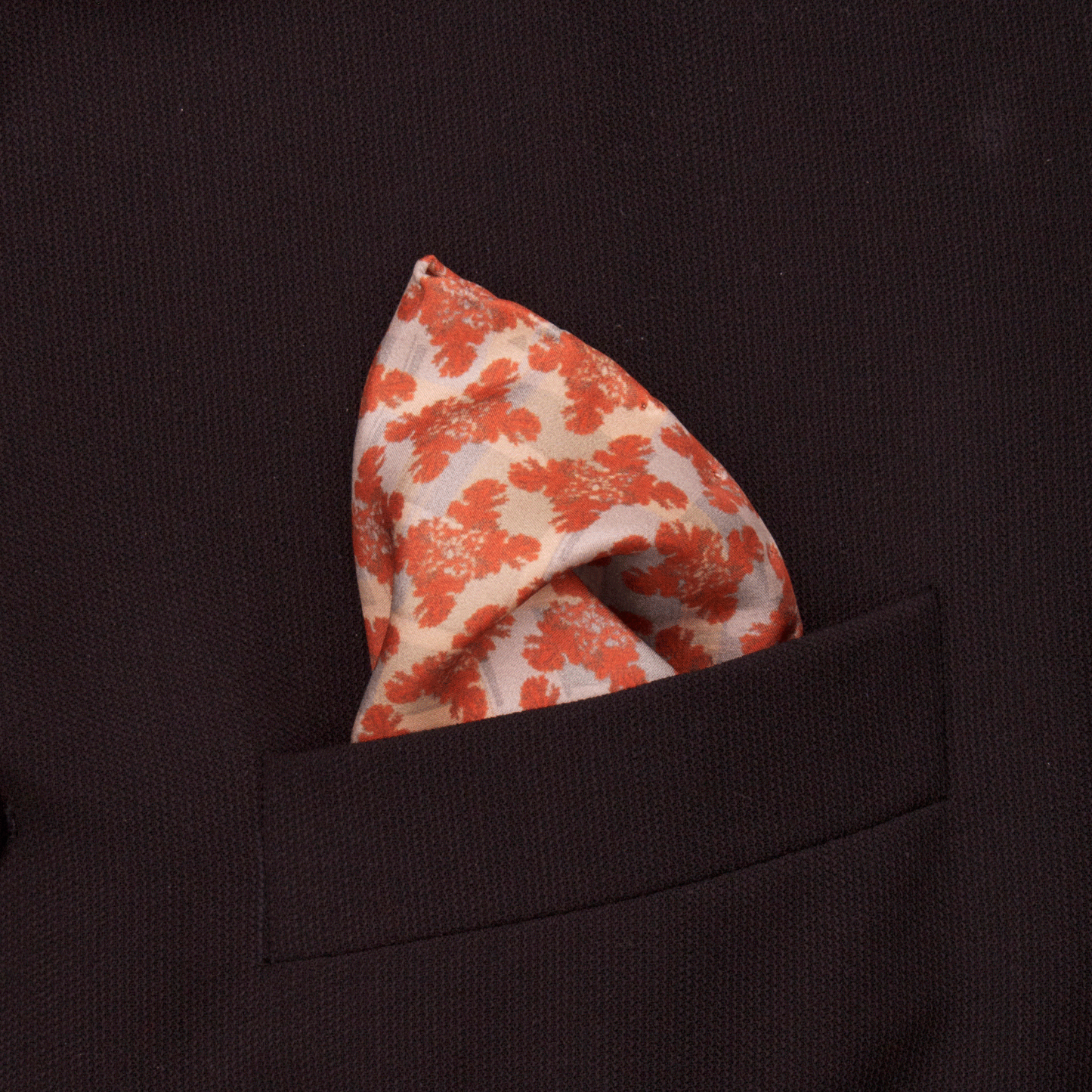 Silk Pocket Square-Urban Yew refined