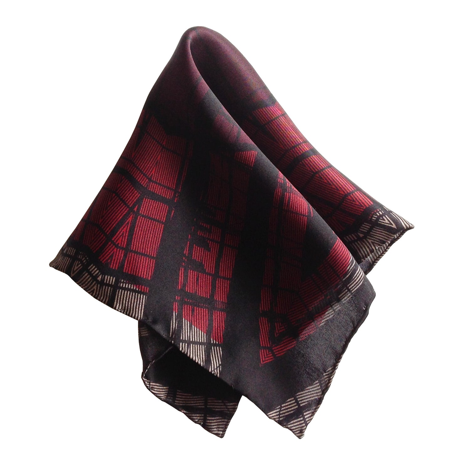 Silk Pocket Square-Norman Foster flip