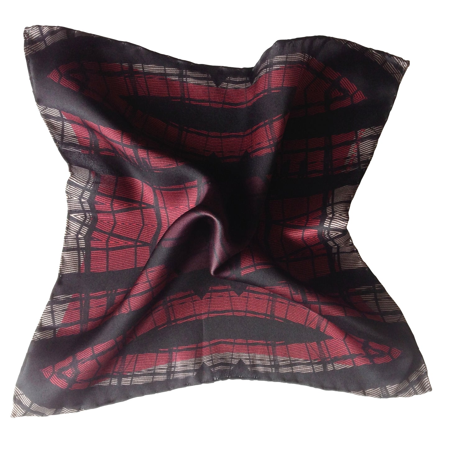 Silk Pocket Square-Norman Foster flip
