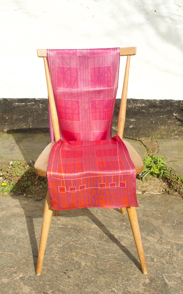 Long silk scarf, Hill House Scotland