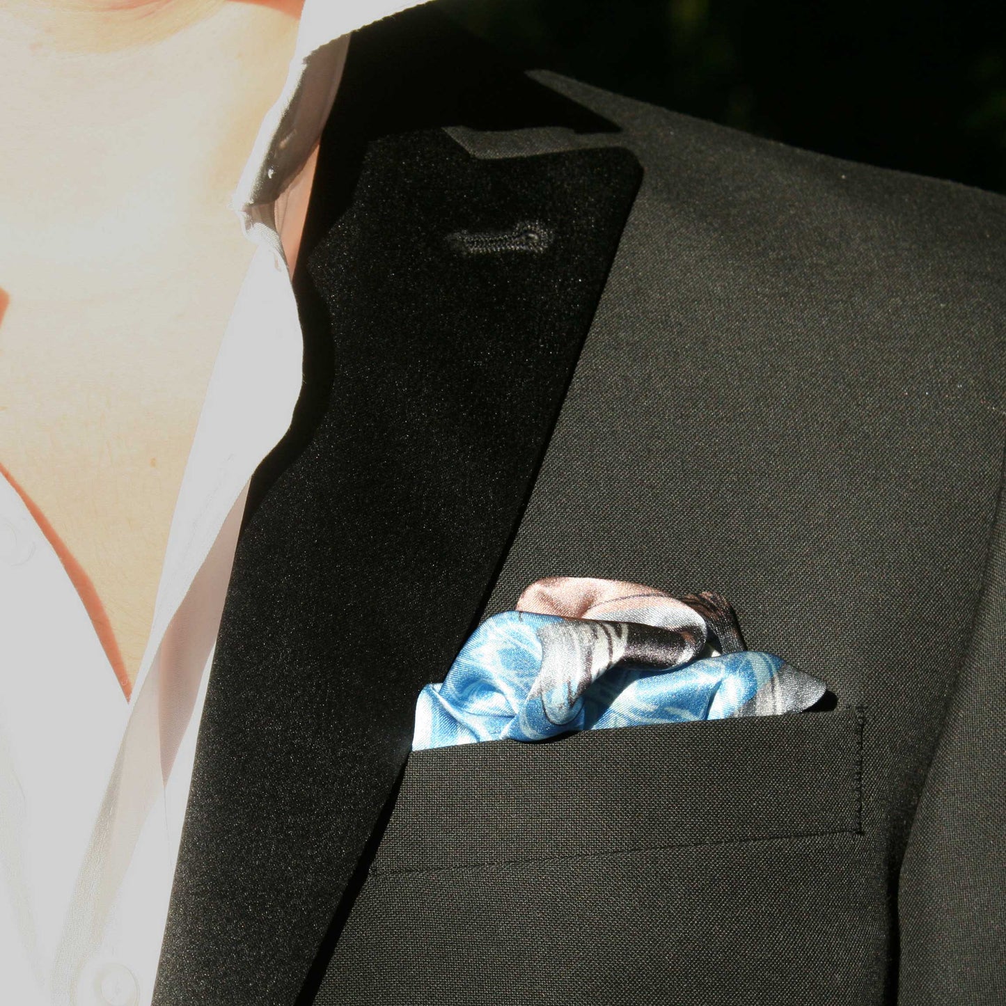 Silk Pocket Square-Scaffold check