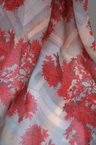 Urban Yew- square silk scarf